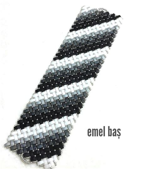 Half Tila Herringbone Bracelet By Emel Bas From Turkey Herringbone