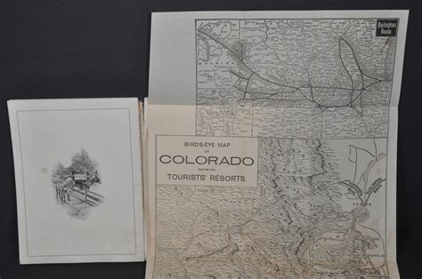 Colorado Via the Burlington Route - Curtis Wright Maps