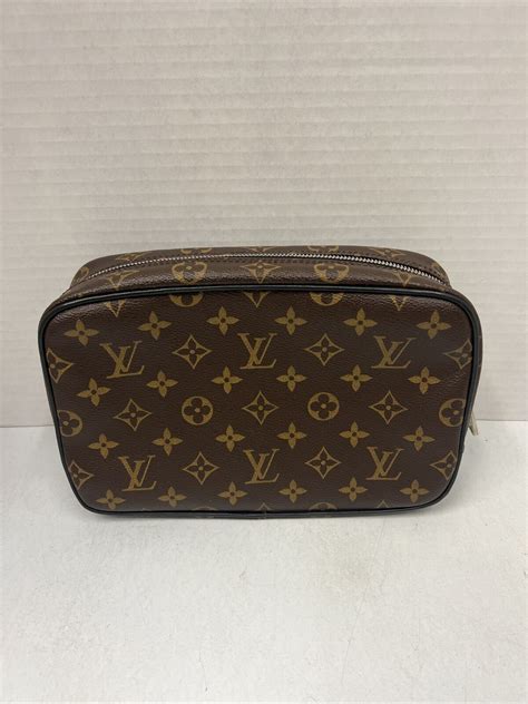 Louis Vuitton Toiletries Bag Ba1115 Brown Black Monog Gem