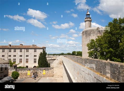 Tour De Constance And Ancient Walls Aigues Mortes Camargue Provence