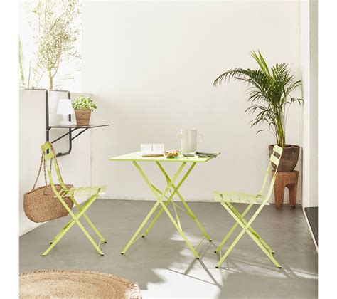 Table Jardin Bistrot Pliable Emilia Carr E Verte Table Carr E X