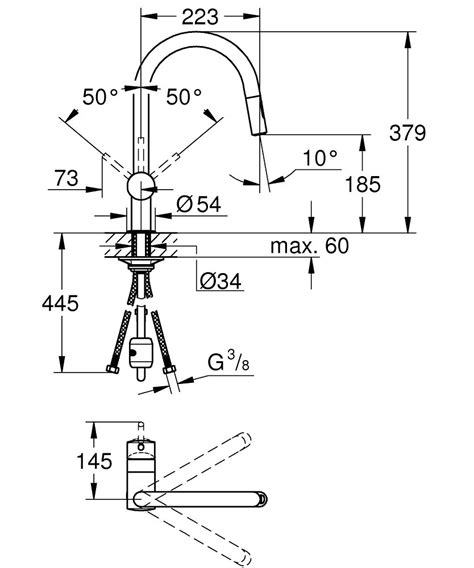 Grohe Minta K Kkenarmatur Med C Tud Og Udtr K I Supersteel