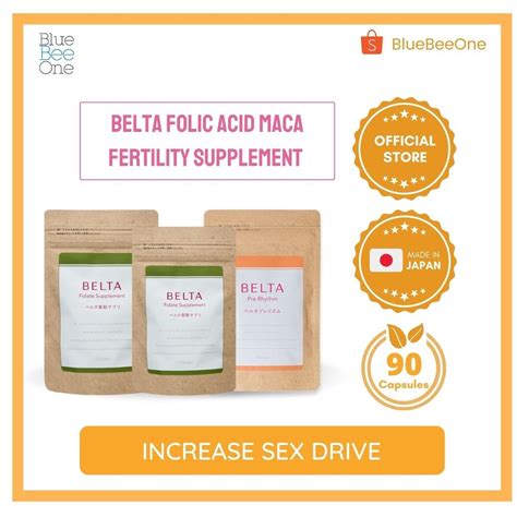 Belta Folic Acid Maca Fertility Supplement For Men And Women Sex Wellness