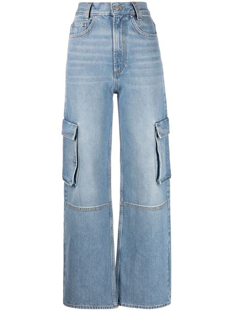 Sandro High Rise Wide Leg Jeans Farfetch