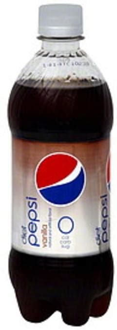 Pepsi Diet Vanilla Cola 20 Oz Nutrition Information Innit