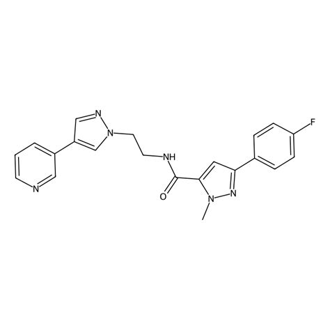 Buy 3 4 Fluorophenyl 1 Methyl N 2 4 Pyridin 3 Yl 1H Pyrazol 1 Yl