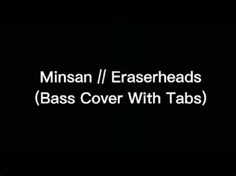 Minsan // Eraserheads (Bass Cover With Tabs) - YouTube