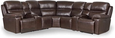 Amazon Voohek Brown Top Grain Leather Power Reclining Sofa