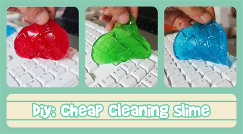 Diy 4 Ingredient Cheap Cleaning Slime