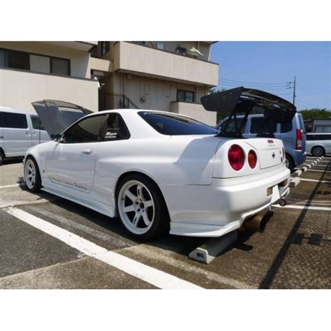 Nissan Skyline R34 Gtr Top Secret Style Carbon Rear Spoiler