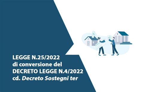 Legge Di Conversione Del D L N Cd Decreto Sostegni Ter