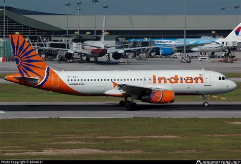 VT ESF Indian Airlines Airbus A320 231 Photo By Edwin Yii ID 043277