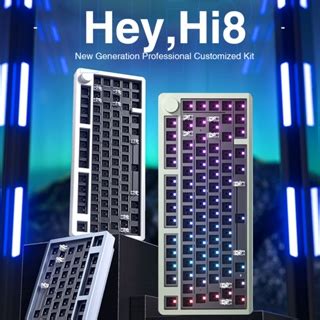 AULA LEOBOG Hi Customized Keyboard Keys Tri Mode Type C G Bluetooth Hot Swap RGB