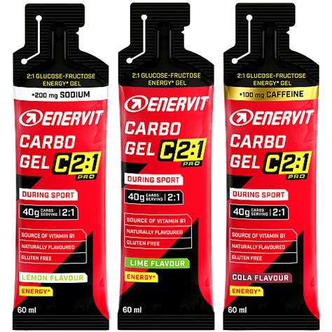 Enervit Carbo Energy Gel L 3 X 60 Ml Kohlenhydrategel 2 1 Glukose