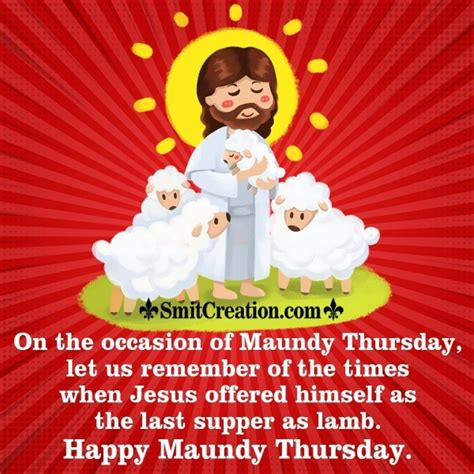 20 Maundy Thursday Pictures And Graphics For Different Festivals