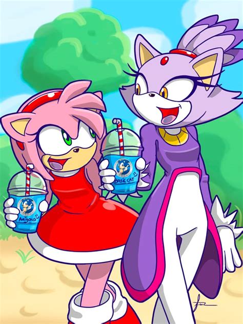 Blaze And Amy Hanging Out Together Sonic The Hedgehog Know Your Meme