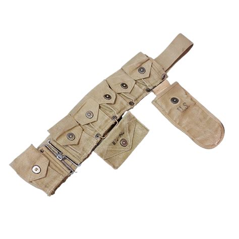Ww2 Us United States Webbing Set Rifleman Canadian Soldier Militaria