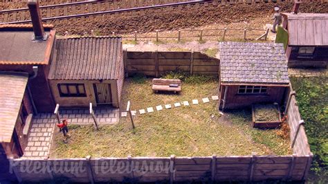 Model railroad layout built in museum quality - Braives railway station ...