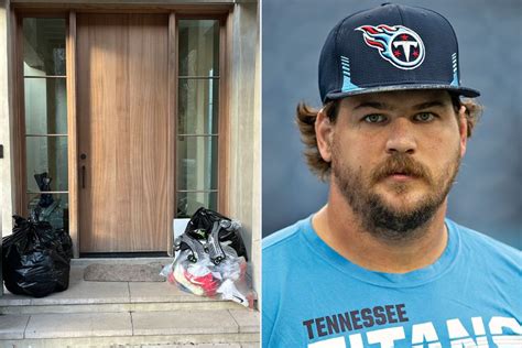 Titans Appear To Leave Taylor Lewans Gear On Porch After Cutting Him