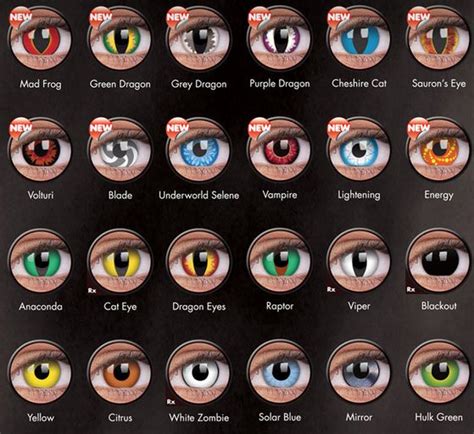 Halloween contact lenses, Halloween contacts, Color contacts for halloween