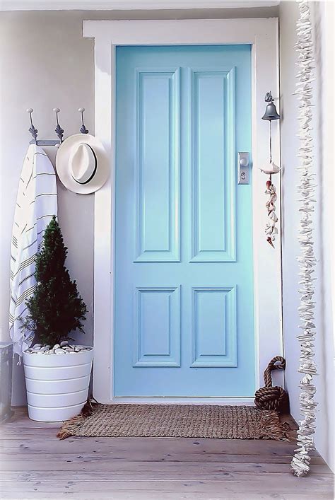 13 Light blue paint for front doors ideas | painted front doors, blue