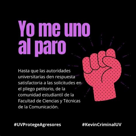 Estudiantes De La Facico Uv Van A Paro Por Caso De Agresi N Sexual