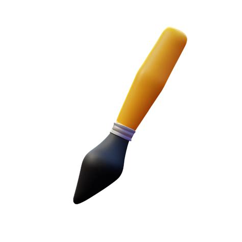 Paint Brush 3d Rendering Icon Illustration 28542278 Png