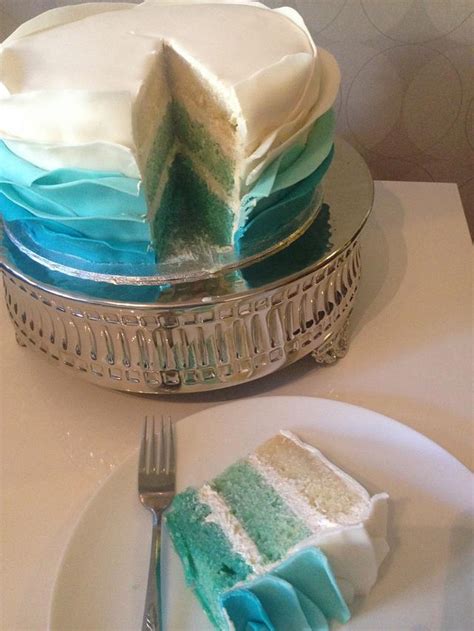 Ombré Wave Cake Cake By Shannon Cakesdecor