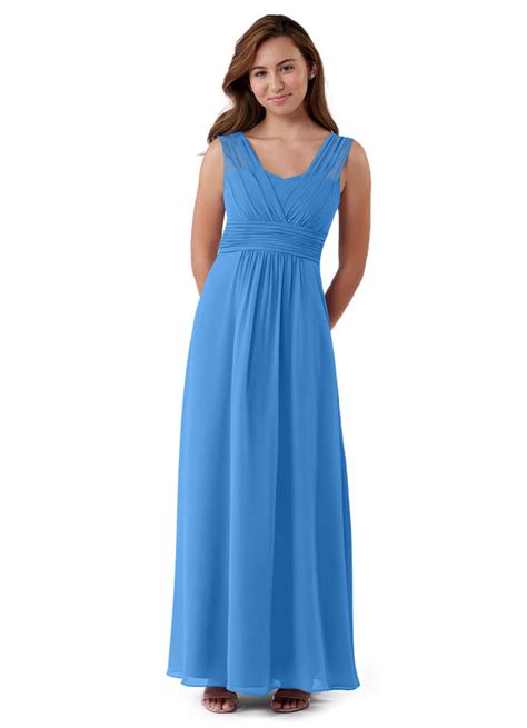 Blue Jay Azazie Sophia Jbd Junior Bridesmaid Dresses Azazie