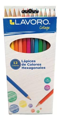 Caja De Lapices De Colores Largo Lavoro Cuotas Sin Inter S