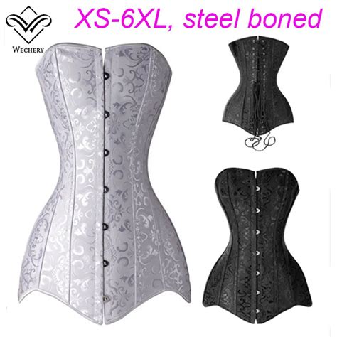 Wechery Steampunk Vintage Corset Gothic Clothing Corsets And Bustiers