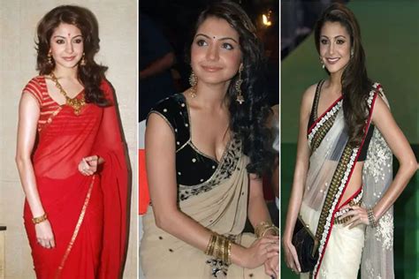 10 Gorgeous Pics Of Anushka Sharma In Saree