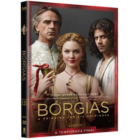 Tudo Sobre DVD os Bórgias a Temporada Final 4 DVDs