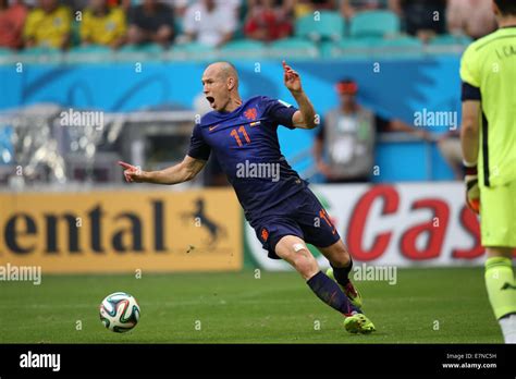 Arjen Robben Spain V Holland World Cup 2014 Fonte Nova Stadium Bahia