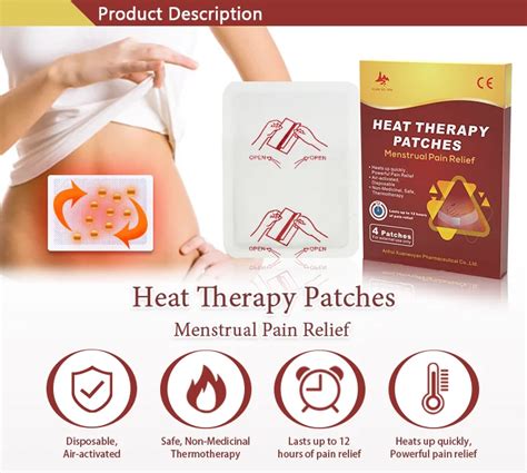 12 Hours Warmer Pad Women Menstrual Cramp Pain Relief Heat Therapy