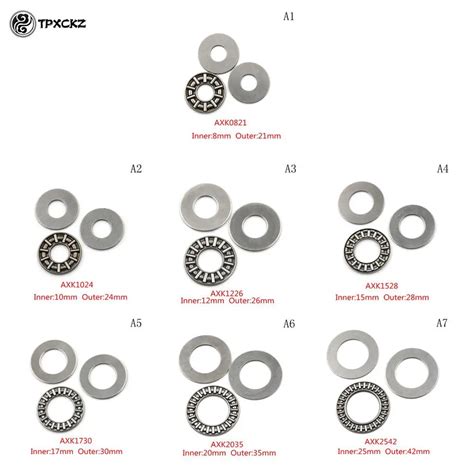 Pcs Plane Thrust Needle Roller Bearing Axk As Axk As Axk