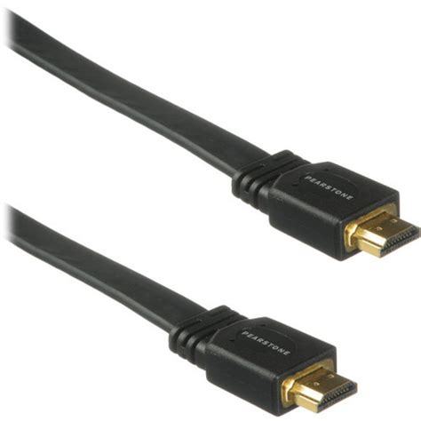 Pearstone Flat High Speed Hdmi To Hdmi Cable With Ethernet 6