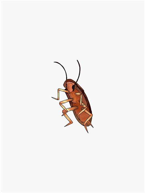 "Dancing Roach " Sticker for Sale by emma-fran | Redbubble