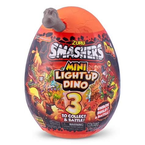 Smashers Light Up Dino Mini Egg Series Zuru