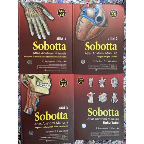 Jual Sobotta Atlas Anatomi Manusia Edisi Original Bekas Shopee