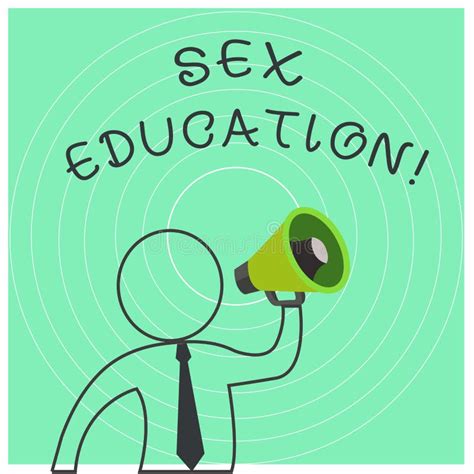 Conceptual Hand Writing Showing Sex Education Business Photo Text