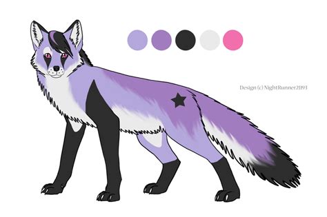 Purple Fox by Morgan-Michele on deviantART