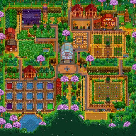 11 Stardew Valley Farm Layouts ideas in 2021 | stardew valley farms ...