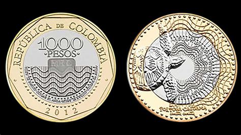 Porcentaje Desgastado Orden Moneda De Mil Pesos Colombianos Editorial