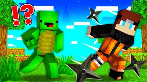 Ninja Speedrunner Vs Hunter In Minecraft Maizen Jj And Mikey Youtube