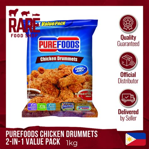 Purefoods Chicken Drummets Kg In Value Pack Lazada Ph