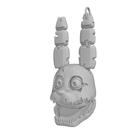 3D File FNAF Five Nights At Freddy S Plushtrap Keychain Llavero3D