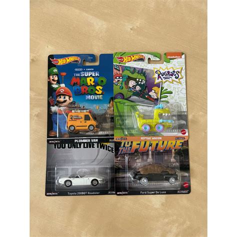 Hot Wheels Super Mario Plumber Van Rugrats Toyota Gt Reptar Wagon Bttf Ford Deluxe