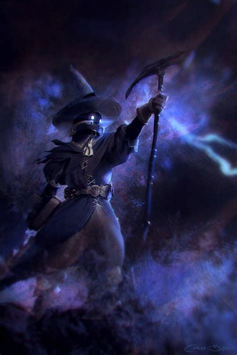 Final Fantasy Black Mage By Chris Bjors Final Fantasy Artwork