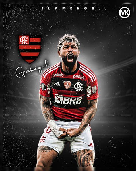 Flyer Do Flamengo Gabigol Behance